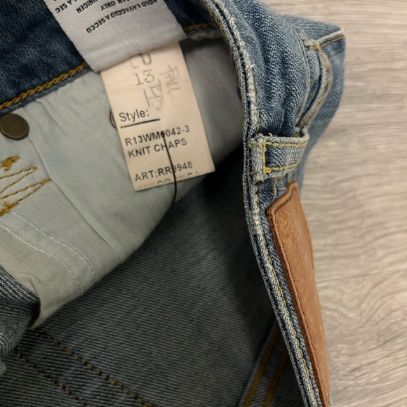 R13 knit chaps. Size 27. - Picture 9 of 9